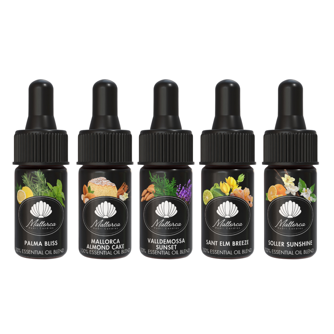 Mallorca Essence Collection · 5er-Bundle · Ätherische Bio-Öle aus Mallorca