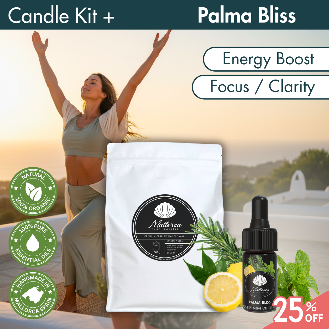 LIMITED TIME HOLIDAY SALE - New Pearled Candle Kit + Essential Oil Bundle (Extra 25% OFF Oil)