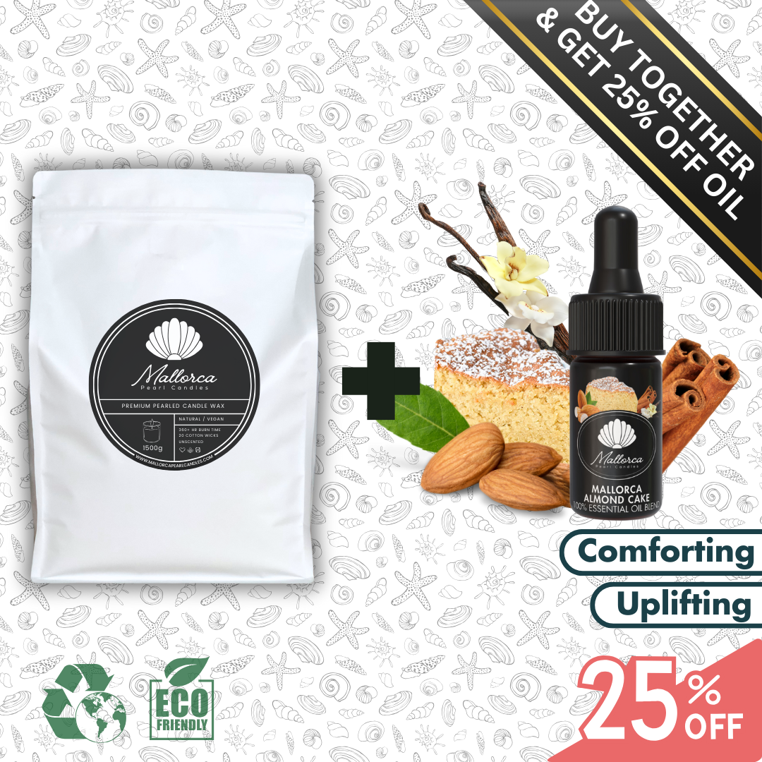 Pearled Candle Kit + Essential Oil Bundle (25% OFF Oil)