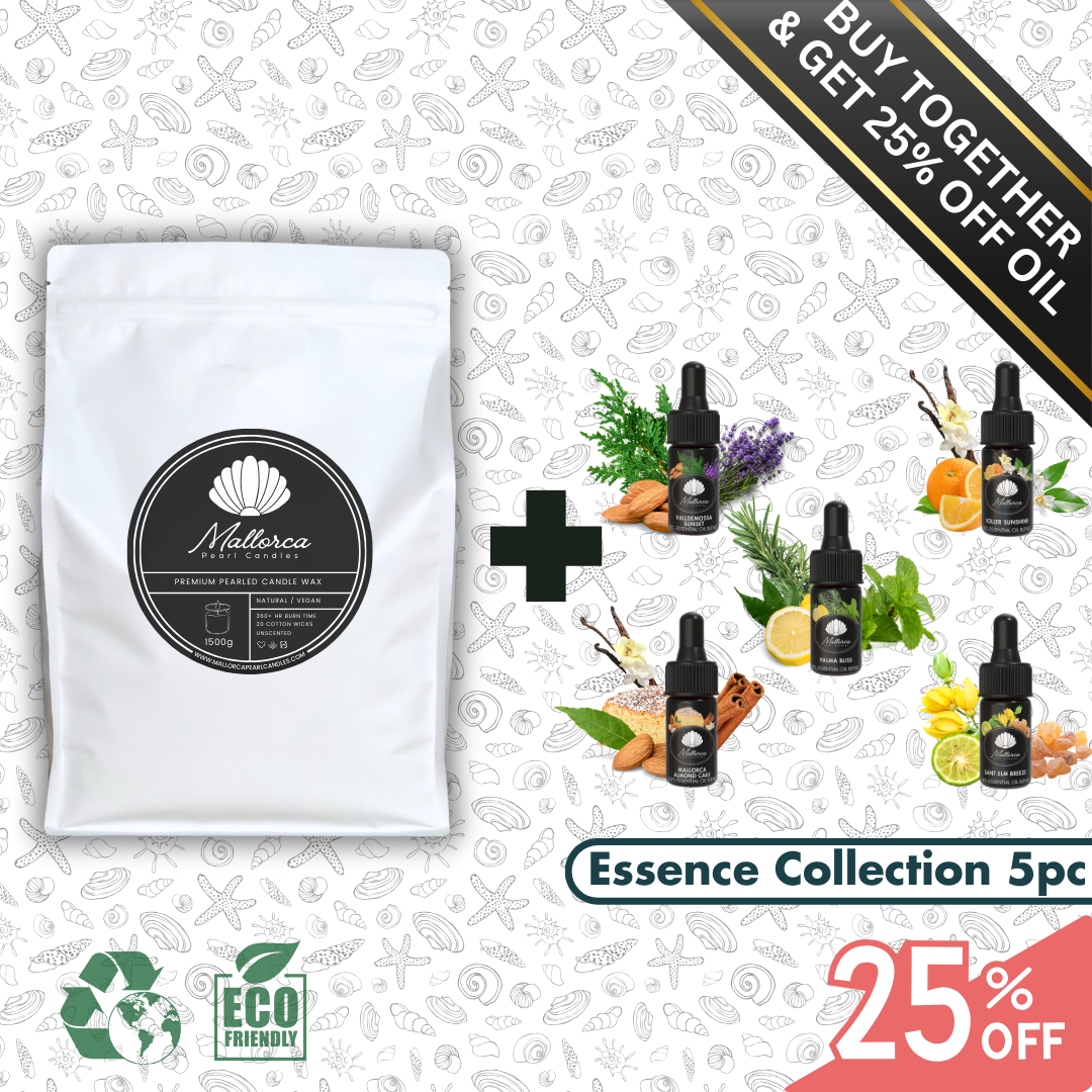 Pearled Candle Kit + Essential Oil Bundle (25% OFF Oil)