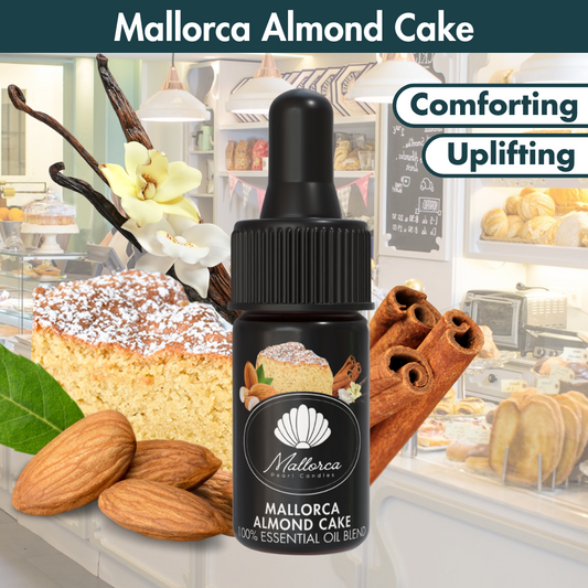 Mallorca Almond Cake · Organic Essential Oils of Mallorca · Comforting Indulgence