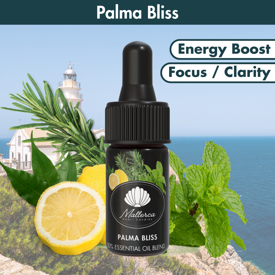 Palma Bliss · Organic Essential Oils of Mallorca · Energy Boost